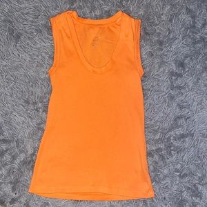 Women X-Small Orange Muscle Tee
